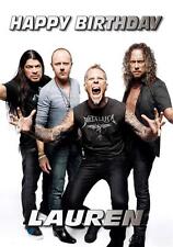 PERSONALISED METALLICA BIRTHDAY ANY OCCASION GREETING CARD