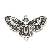 Tibetan Silver Charms Moth