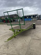 Nelson Farm bale trailer, c/w