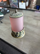 Vintage Trinket Pot With Floral Design