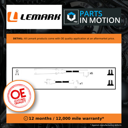 Leads ignition cables set - ht,