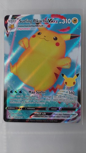 Surfing pikachu vmax 009 025 - surfing, 009/025