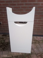 Orchard Eden 410mm White Cloakroom Floor Standing Vanity Unit and Ceramic Basin