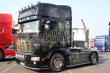 Truck Photo Scania R-Series Tractor Germany Black Gunner Guardi #k4as