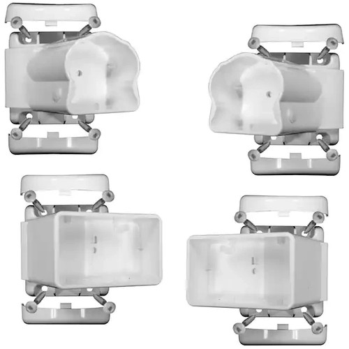 Veranda white angle bracket - white,