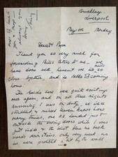 WW1 PART LETTER HOME FROM