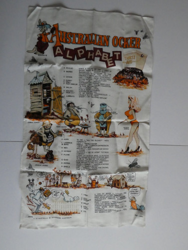 Australian ocker alphabet - australian,