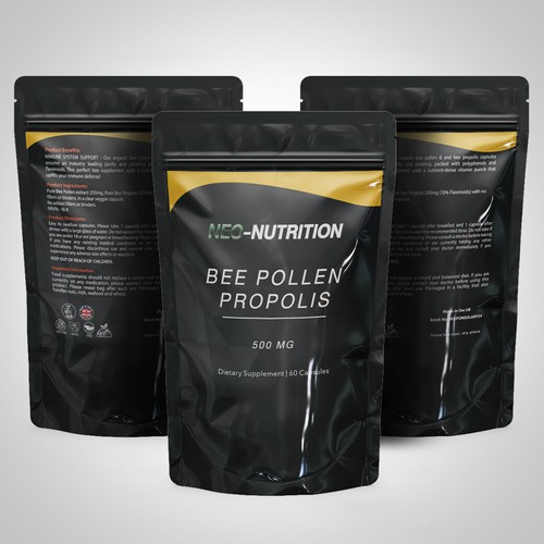 Bee pollen propolis capsule - bee,