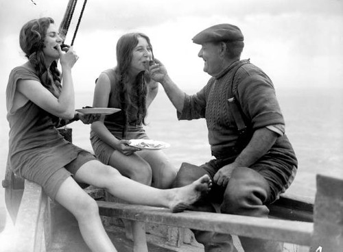 1929 man feeds freshly - a,