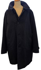 Mens Bugatti Navy Blue Lightweight Rain Coat Size 40R