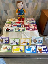 Mr Tumble Plush and 40 Picture Cards with Makaton Signs