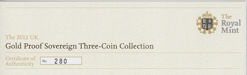 2012 gold proof sovereign - 2012,