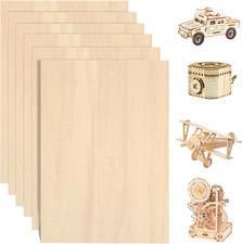 6 Pack Basswood Sheets for