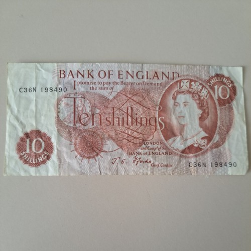 Bank england ten shilling - bank,
