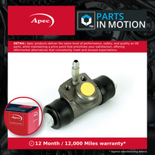 2x Wheel Brake Cylinders (Pair) fits VW GOLF Mk1, Mk2 1.3 Rear 79 to 92 Apec