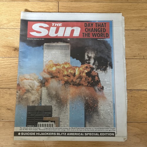 Memorabilia newspapers - 9/11,