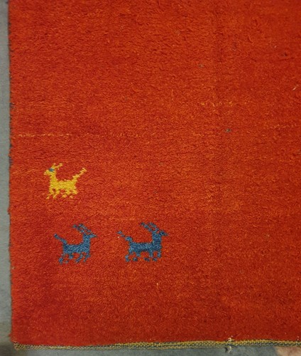 Gabbeh rug wool hand - rug,, knotted