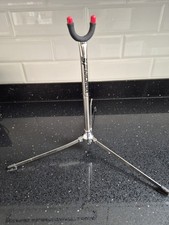 SF Archery Chrome Folding Leg Recurve Bow Stand - Silver