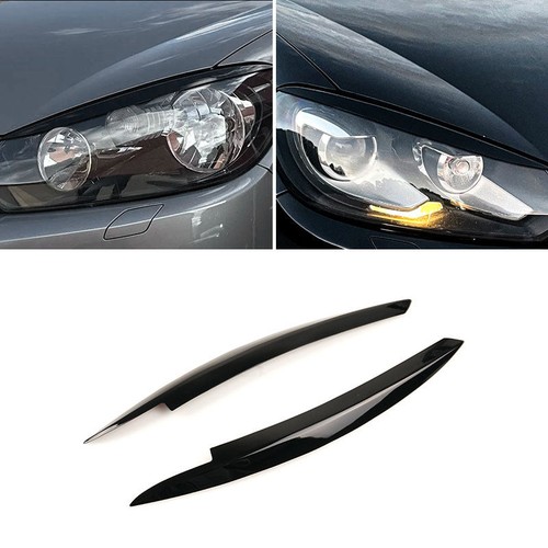 Black headlights eyebrow - 2x,