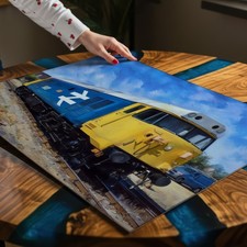 Class 50 50021 BR Blue A3 Art