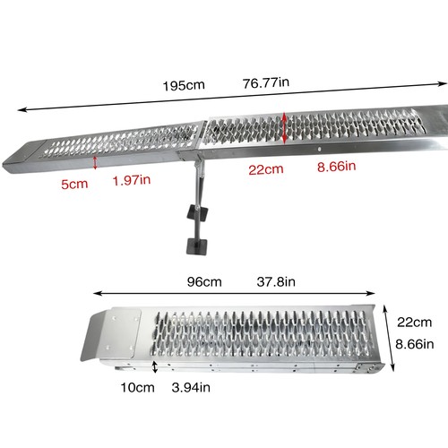 Loading ramp folding steel - folding,