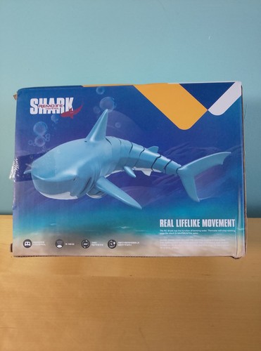 Toy shark with remote - , control