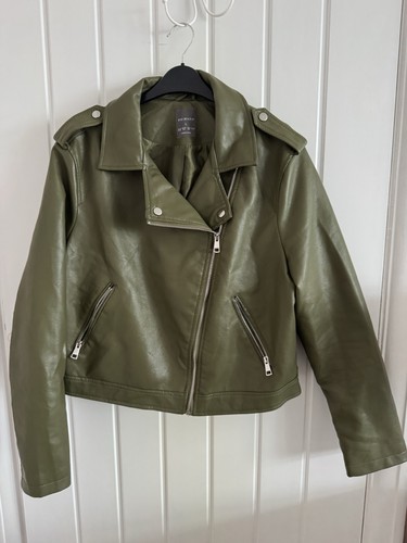 Green biker jacket primark - jacket,,