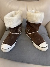 Converse All Star Chuck Taylor Women’s Ankle Boots brown  Suede Uk 5 