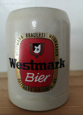 Vintage 0.5L Germany Official Westmark Beer Stein Glazed Stoneware Mug Tankard