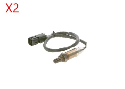 Bosch x2pcs oxygen - sensor, for