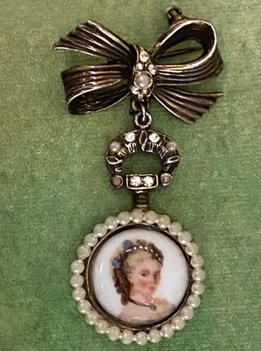 Vtg signed limoges - vtg, portrait