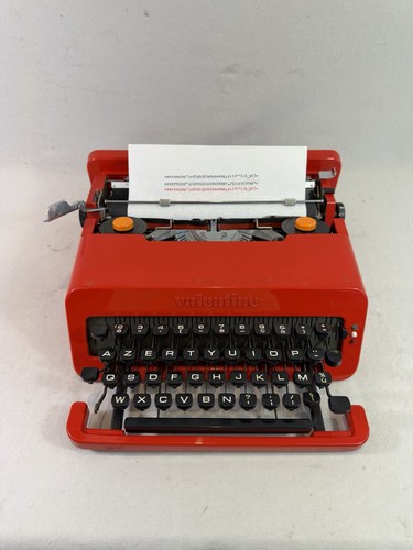 Olivetti valentine red - olivetti,