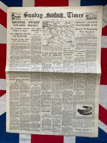 Reproduction april 1945 ww2 - april,
