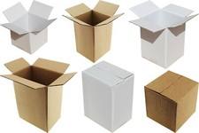 15 SIZES WHITE OR BROWN IN/OUT SHIPPING BOXES GIFT PACKAGING MUG CUP PLATE BOWL