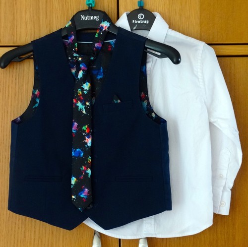 Boys white shirt waist - white, &
