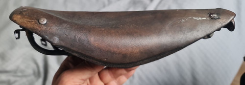 Vintage bim leather saddle - vintage, 39