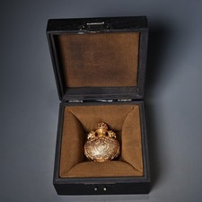 Old Rare Gilded Snuff Bottle