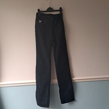 Vintage Women's Lois Bootcut Black Needle Cords 27" Waist 36" Leg