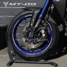 MT-09 motorcycle wheel decals