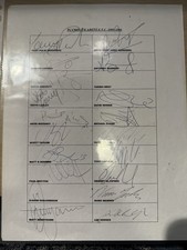 Plymouth Argyle 2005/06 A4 Signed Sheet