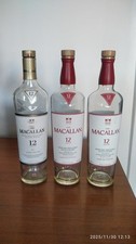 Macallan 12 Year Old Double Cask Empty Whiskey Bottle X3 .