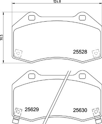 Brembo 094 brake pad set - 094,