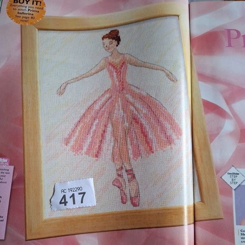 Prima ballerina cross stitch - prima,