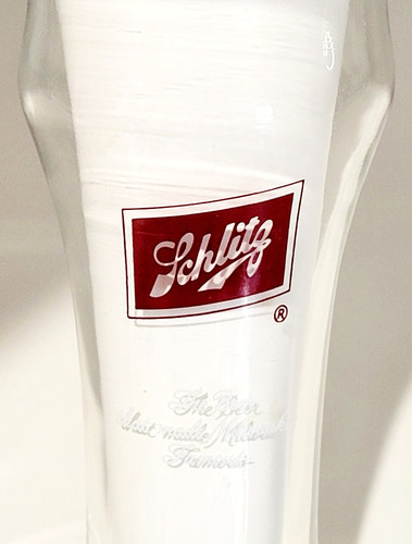 Vintage schlitz beer glass - vintage,
