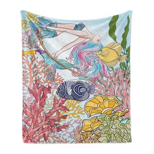 Mermaid Soft Flannel Fleece