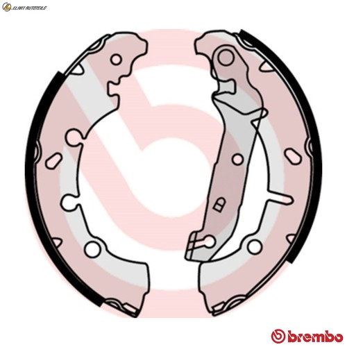 Brake shoe set 532 - s, 24