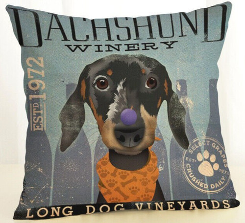 Dachshund winery dog linen - dachshund,