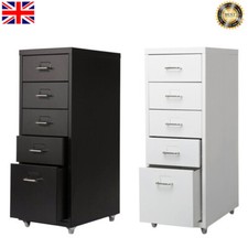 Office Filing Cabinet Mobile Under Desk File Storage Cupboard 3-10 Drawers Unit