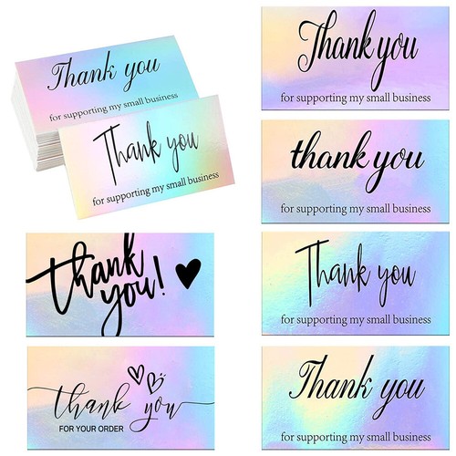 Rainbow 500pcs thank you - rainbow,