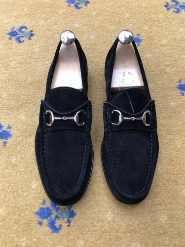 Gucci loafers shoes suede - loafers,
